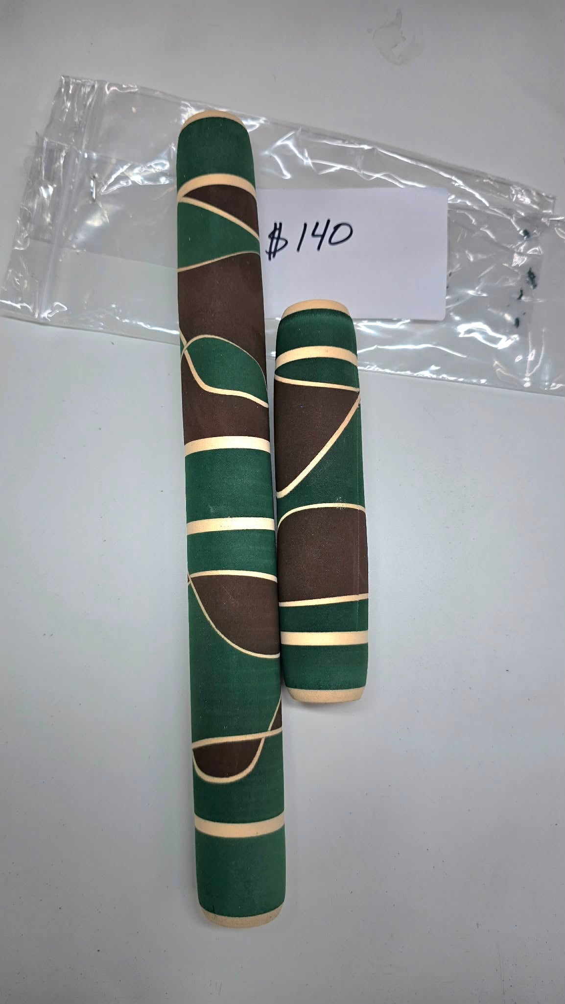 Custom Brown green tan full grip