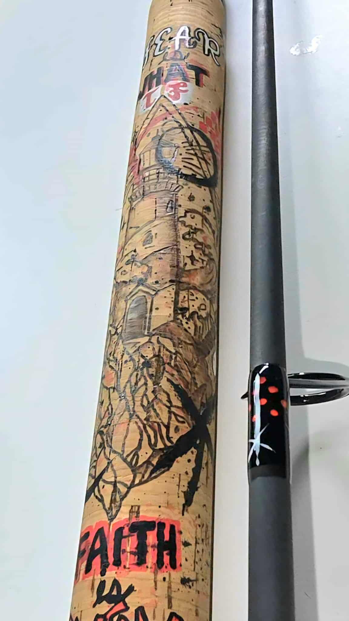 7'7" 3 piece travel rod