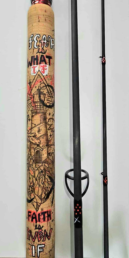 7'7" 3 piece travel rod