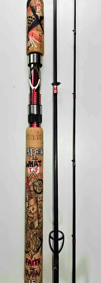 7'7" 3 piece travel rod